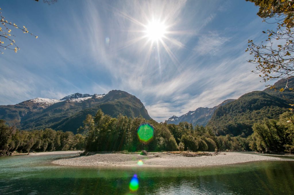 Bestes Wetter am Milford Track