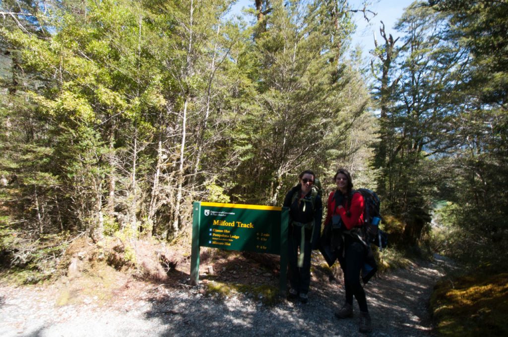 Erste Hütte am Milford Track