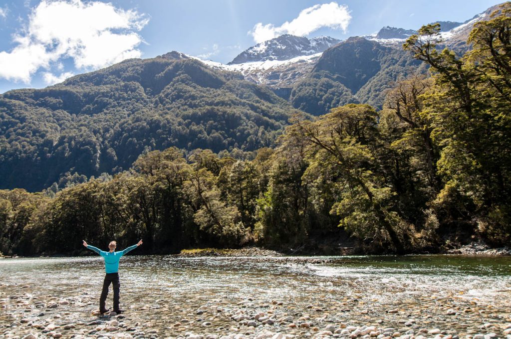 Flussbett am Milford Track