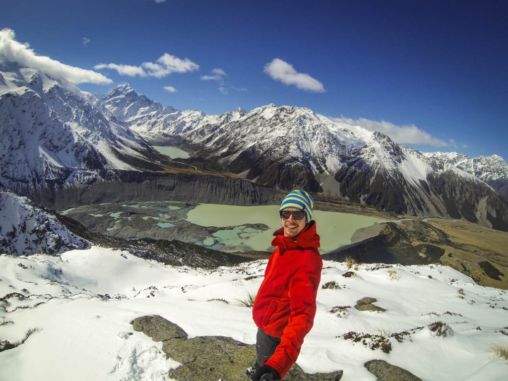 Selfie am Sealy Tarns