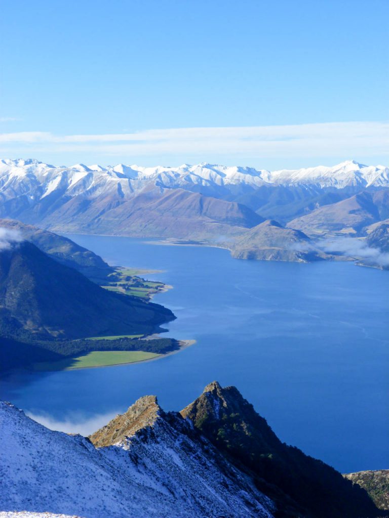 Lake Hawea ohne Wolken