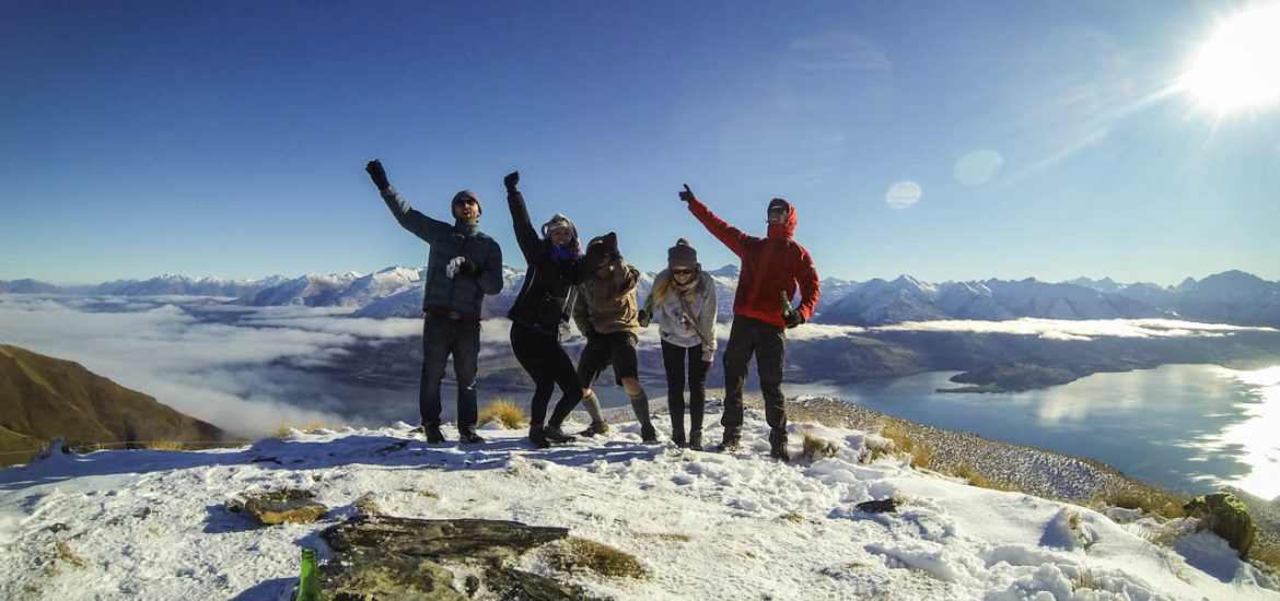 Das Team der Isthmus Peak Track Wanderung