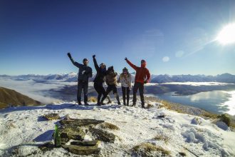 Das Team der Isthmus Peak Track Wanderung