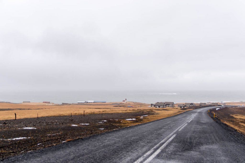 Straße auf der Halbinsel Snæfellsnes