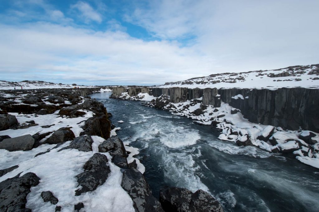 Schlucht zwischen Dettifoss und Selfoss