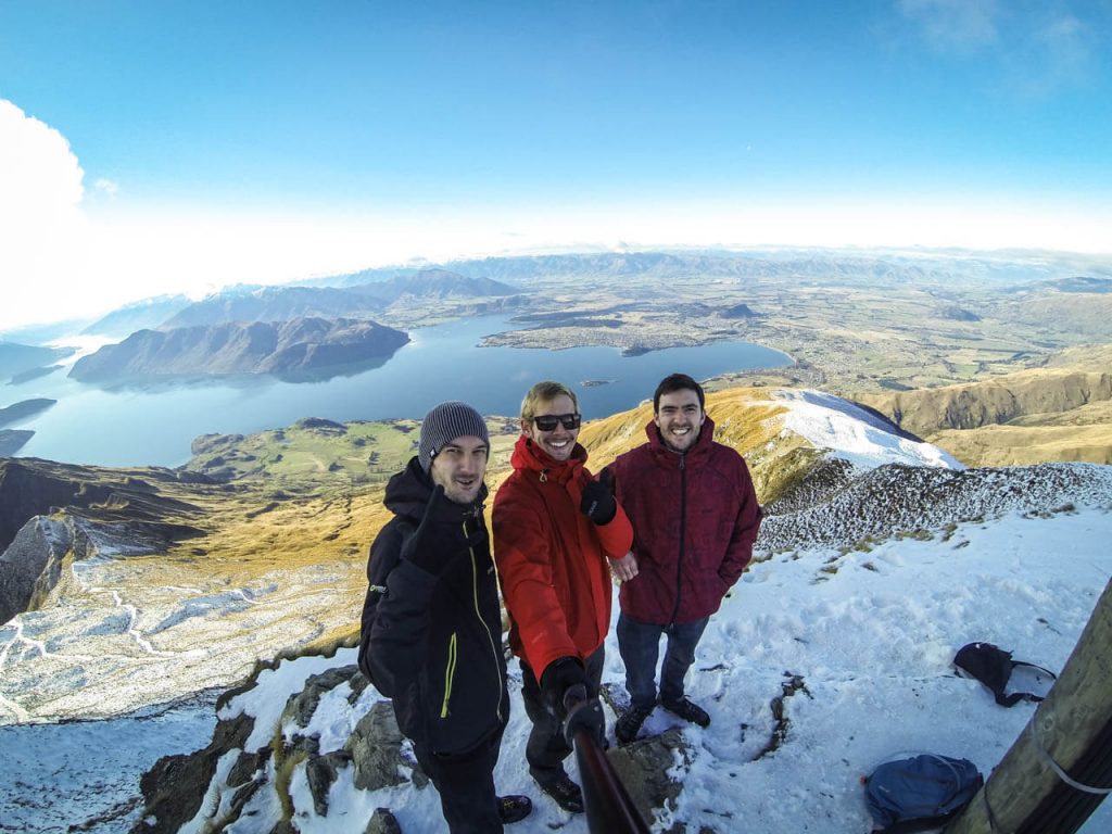 Roys Peak - Gipfel mit Ausblick auf Wanaka