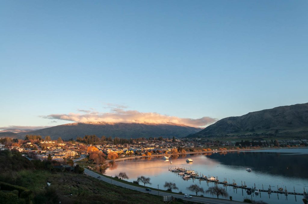 Sonnenaufgang in Wanaka