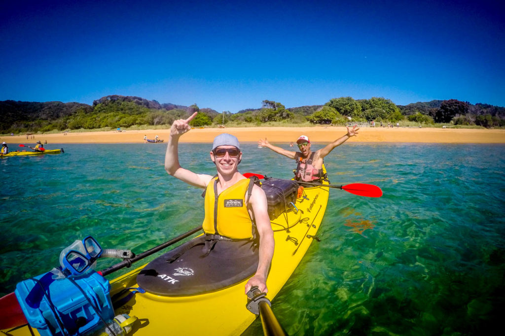 Totaranui Bay - Kayak im Abel Tasman