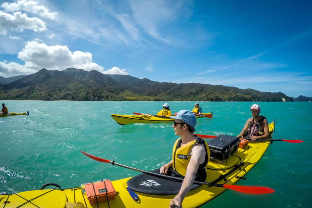 Letzter Teil der 4-tägigen Guided Tour im Abel Tasman